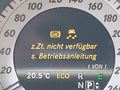 Ansicht Kombiinstrument