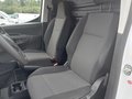 View of front seats