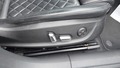 View of control buttons for electric seat adjustment
