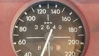 View of instrument panel