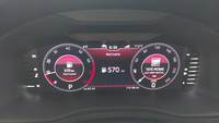 View of instrument panel