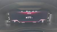 View of instrument panel