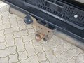 View of trailer tow-bar hitch