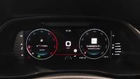 View of instrument panel