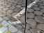 Traces of impact on door edge front left