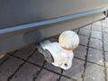 View of trailer tow-bar hitch