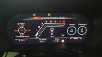 View of instrument panel