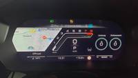 View of instrument panel