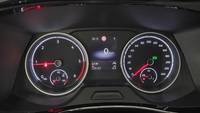 View of instrument panel