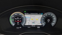 View of instrument panel