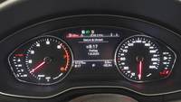 View of instrument panel