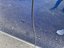 Traces of impact on door edge front left