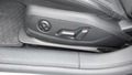 View of control buttons for electric seat adjustment