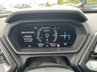 View of instrument panel