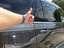 Traces of impact on door edge back right