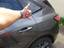 Traces of impact on door edge back left