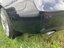 Rear left bumper