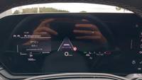 View of instrument panel