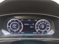 View of instrument panel