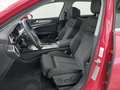 View of front seats