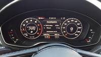 View of instrument panel
