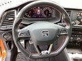 View of steering wheel