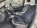 View of front seats