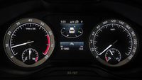 View of instrument panel