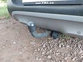 View of trailer tow-bar hitch
