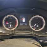 View of instrument panel