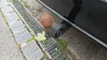 View of trailer tow-bar hitch