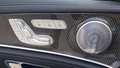 View of control buttons for electric seat adjustment
