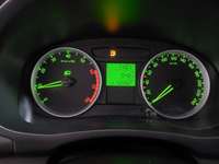 View of instrument panel