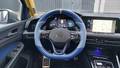 View of steering wheel