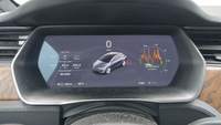View of instrument panel