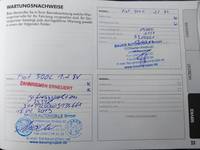 Doklad o servisu