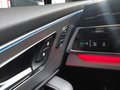 View of control buttons for electric seat adjustment