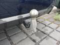 View of trailer tow-bar hitch