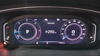 View of instrument panel