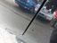Traces of impact on door edge back left