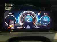 View of instrument panel