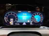 View of instrument panel