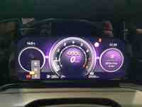 View of instrument panel