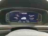 View of instrument panel