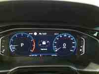 View of instrument panel