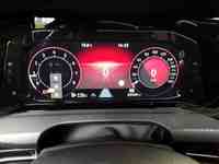 View of instrument panel