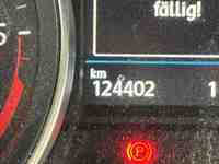 View of instrument panel