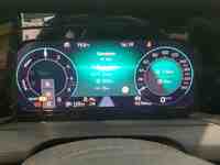 View of instrument panel