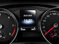 View of instrument panel
