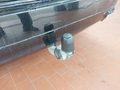 View of trailer tow-bar hitch